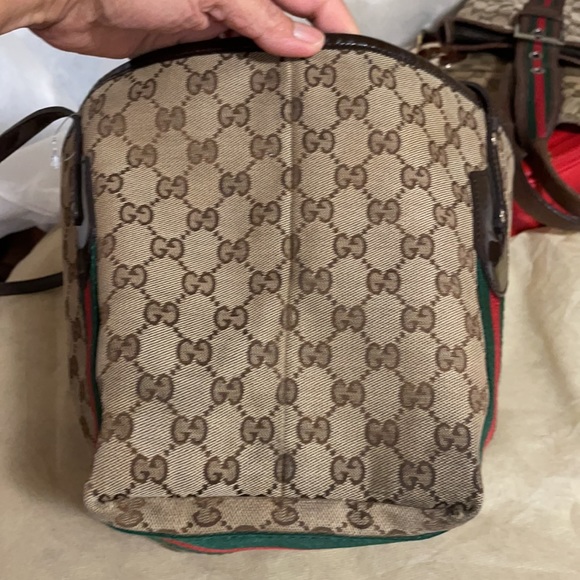 Authentic Gucci Mono Tote Canvas - Picture 3 of 16